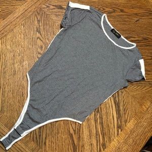 Nwot striped bodysuit